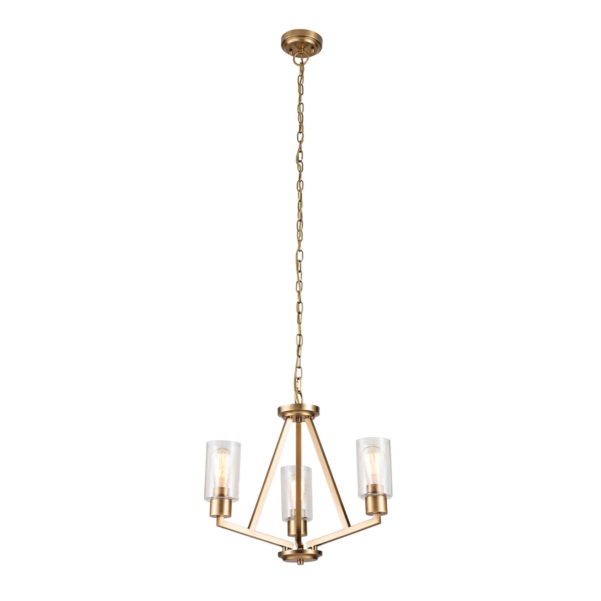 Kichler Chandelier from the Deryn range. Deryn 3 Light Chandelier Product Code = KL-DERYN3-NBR
