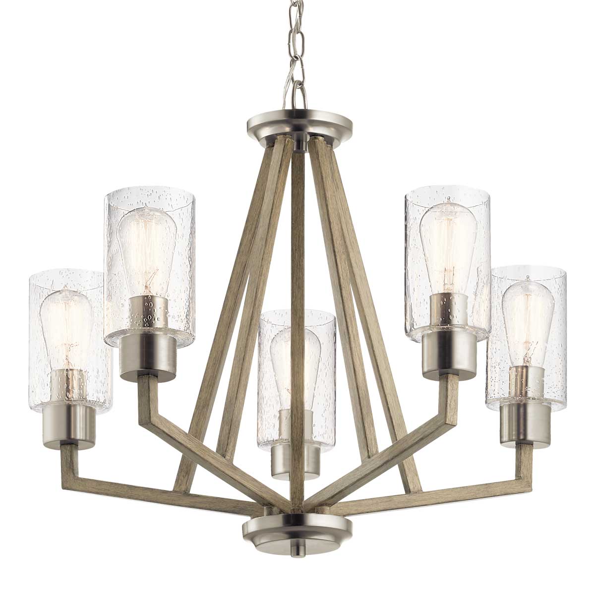 Kichler Chandelier from the Deryn range. Deryn 5 Light Chandelier Product Code = KL-DERYN5-DAG
