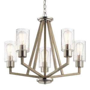 Kichler Chandelier from the Deryn range. Deryn 5 Light Chandelier Product Code = KL-DERYN5-DAG