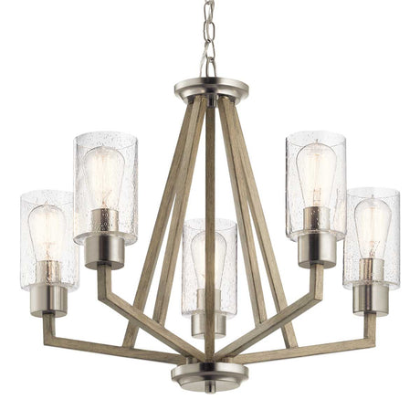 Kichler Chandelier from the Deryn range. Deryn 5 Light Chandelier Product Code = KL-DERYN5-DAG