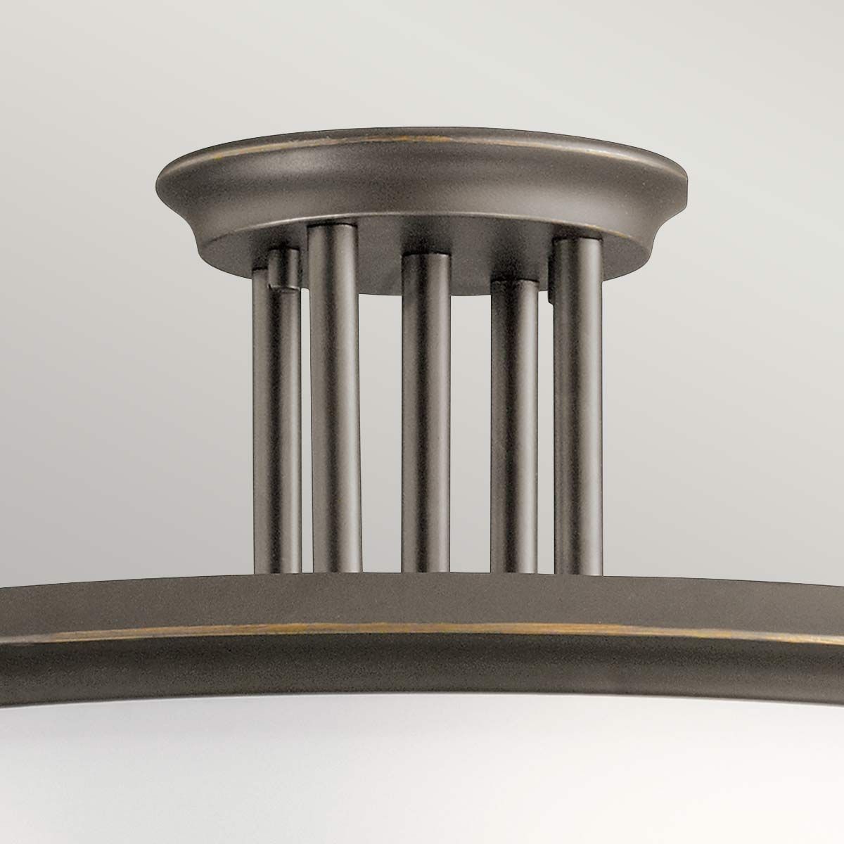 Kichler Ceiling Semi-Flush from the Dreyfus range. Dreyfus 3 Light Semi-Flush – SKU KL-DREYFUS-SFOZ