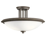 Kichler Ceiling Semi-Flush from the Dreyfus range. Dreyfus 3 Light Semi-Flush – SKU KL-DREYFUS-SFOZ