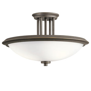 Kichler Ceiling Semi-Flush from the Dreyfus range. Dreyfus 3 Light Semi-Flush Product Code = KL-DREYFUS-SFOZ