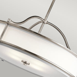 Kichler Pendant from the Emory range. Emory 4 Light Chandelier/Semi-Flush Product Code = KL-EMORY-P-M-CLP