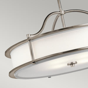 Kichler Pendant from the Emory range. Emory 4 Light Chandelier/Semi-Flush Product Code = KL-EMORY-P-M-CLP