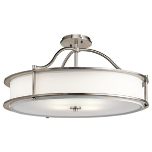 Kichler Pendant from the Emory range. Emory 4 Light Chandelier/Semi-Flush Product Code = KL-EMORY-P-M-CLP