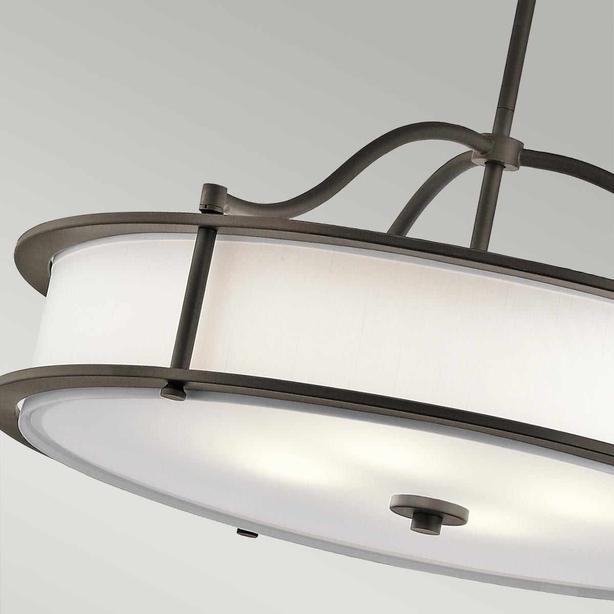 Kichler Pendant from the Emory range. Emory 4 Light Chandelier/Semi-Flush Product Code = KL-EMORY-P-M-OZ