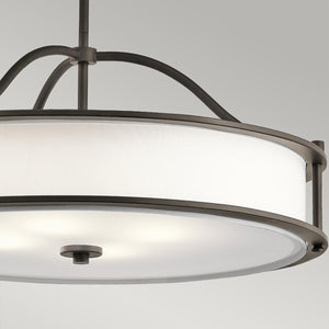 Kichler Pendant from the Emory range. Emory 4 Light Chandelier/Semi-Flush Product Code = KL-EMORY-P-M-OZ