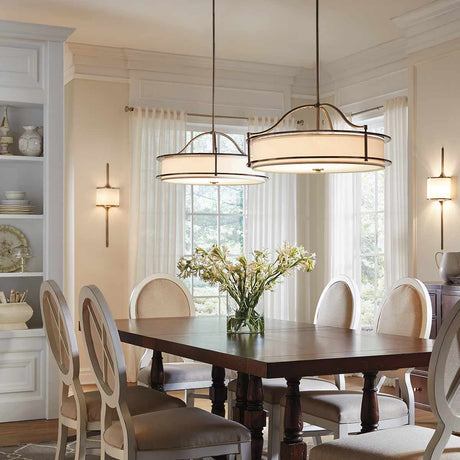 Kichler Pendant from the Emory range. Emory 4 Light Chandelier/Semi-Flush Product Code = KL-EMORY-P-M-OZ