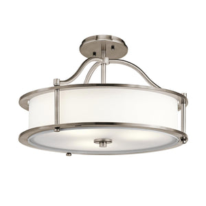 Kichler Pendant from the Emory range. Emory 3 Light Pendant/Semi-Flush Product Code = KL-EMORY-P-S-CLP
