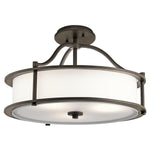 Kichler Pendant from the Emory range. Emory 3 Light Pendant/Semi-Flush Product Code = KL-EMORY-P-S-OZ