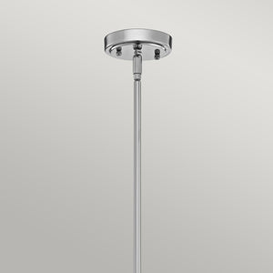 Kichler Pendant from the Everly range. Everly 1 Light Medium Pendant Product Code = KL-EVERLY-P-M-CH