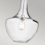 Kichler Pendant from the Everly range. Everly 1 Light Medium Pendant Product Code = KL-EVERLY-P-M-CH