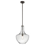 Kichler Pendant from the Everly range. Everly 1 Light Small Pendant – SKU KL-EVERLY-P-S-OZ