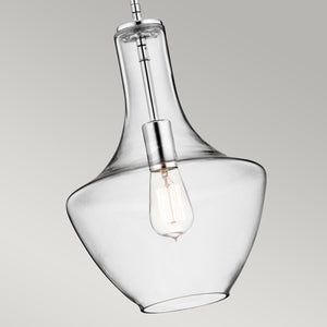 Kichler Pendant from the Everly range. Everly 1 Light Small Pendant Product Code = KL-EVERLY-P-S-CH