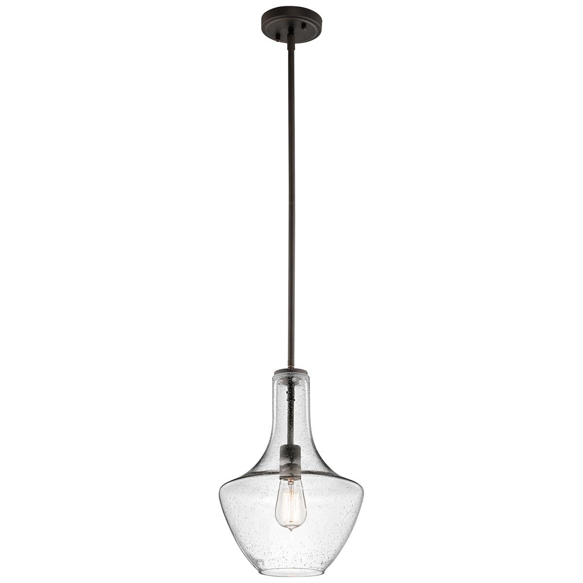 Kichler Pendant from the Everly range. Everly 1 Light Small Pendant Product Code = KL-EVERLY-P-S-OZ
