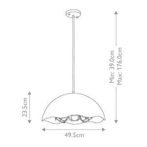 Kichler Pendant from the Fracture range. Fracture 3 Light Pendant Product Code = KL-FRACTURE-P-M