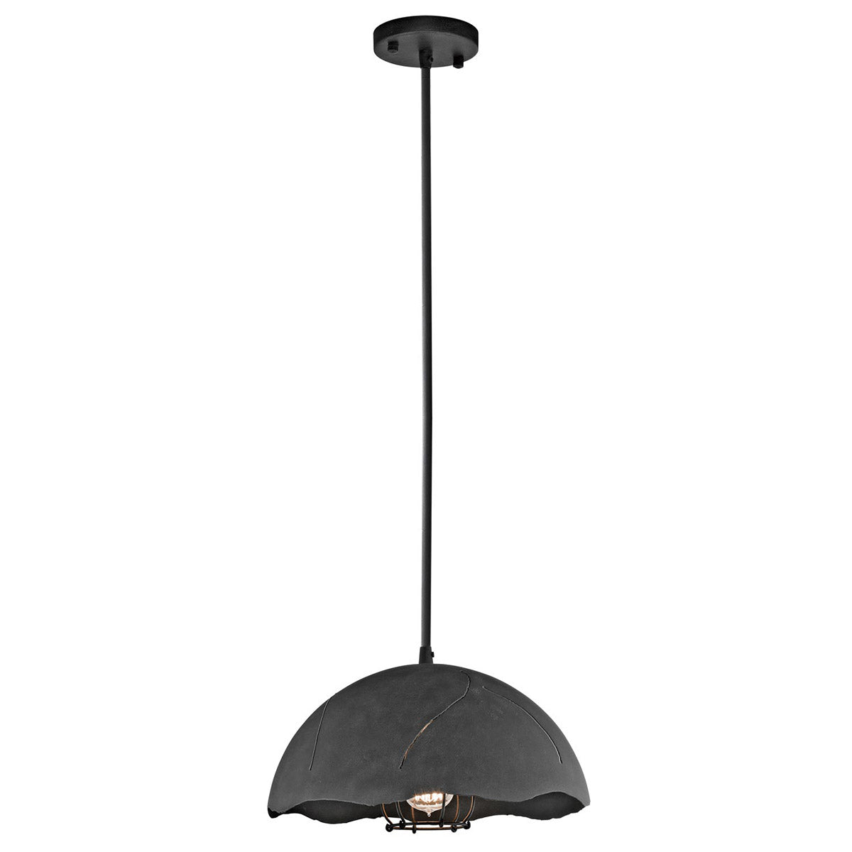 Kichler Pendant from the Fracture range. Fracture 1 Light Pendant Product Code = KL-FRACTURE-P-S