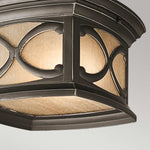Kichler Ceiling Flush from the Franceasi range. Franceasi 2 Light Flush  Product Code = KL-FRANCEASI-F
