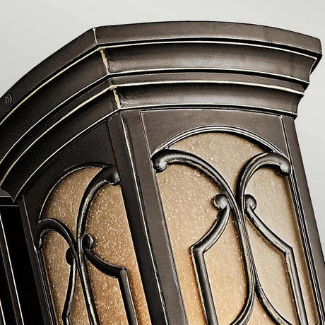 Kichler Outdoor Wall Light from the Franceasi range. Franceasi 1 Light Medium Wall Lantern Product Code = KL-FRANCEASI-M