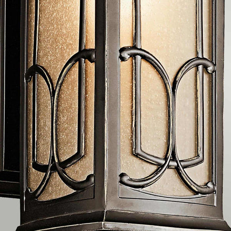 Kichler Outdoor Wall Light from the Franceasi range. Franceasi 1 Light Medium Wall Lantern Product Code = KL-FRANCEASI-M