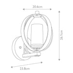 Kichler Outdoor Wall Light from the Grand Bank range. Grand Bank 1 Light Outdoor Wall Light – SKU KL-GRAND-BANK1-DAG