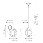 Kichler Grand Bank 1 Light Wall Light/ Mini-Pendant/ Semi-Flush – SKU KL-GRAND-BANK1