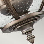 Kichler Outdoor Wall Light from the Halleron range. Halleron 3 Light Wall Lantern Product Code = KL-HALLERON-2M-BU