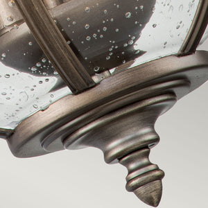 Kichler Outdoor Wall Light from the Halleron range. Halleron 3 Light Wall Lantern Product Code = KL-HALLERON-2M-BU