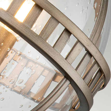 Kichler Outdoor Wall Light from the Halleron range. Halleron 3 Light Wall Lantern Product Code = KL-HALLERON-2M-BU