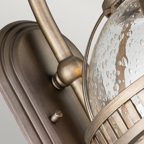 Kichler Outdoor Wall Light from the Halleron range. Halleron 2 Light Wall Lantern Product Code = KL-HALLERON-2S-BU