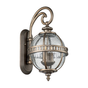 Kichler Outdoor Wall Light from the Halleron range. Halleron 2 Light Wall Lantern Product Code = KL-HALLERON-2S-BU
