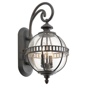 Kichler Outdoor Wall Light from the Halleron range. Halleron 2 Light Wall Lantern Product Code = KL-HALLERON-2S