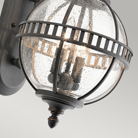 Kichler Outdoor Wall Light from the Halleron range. Halleron 2 Light Wall Lantern Product Code = KL-HALLERON-2S