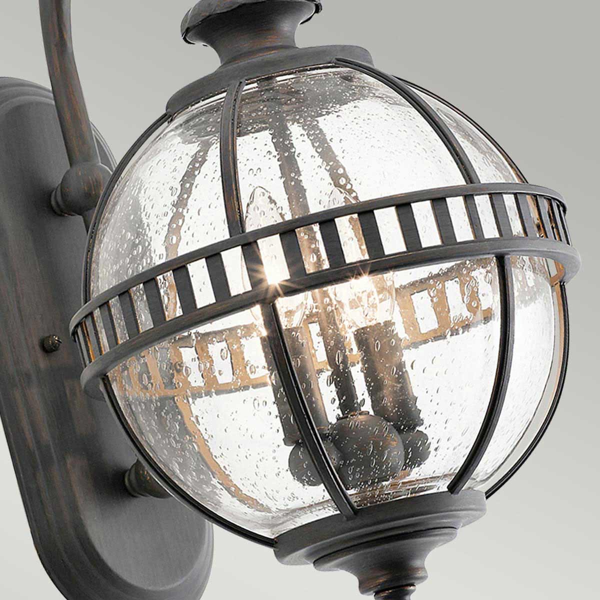 Kichler Outdoor Wall Light from the Halleron range. Halleron 2 Light Wall Lantern Product Code = KL-HALLERON-2S