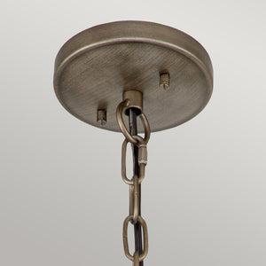 Kichler Outdoor Hanging from the Halleron range. Halleron 3 Light Chain Lantern  Product Code = KL-HALLERON-8M-BU