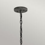 Kichler Outdoor Hanging from the Halleron range. Halleron 3 Light Chain Lantern  Product Code = KL-HALLERON-8M