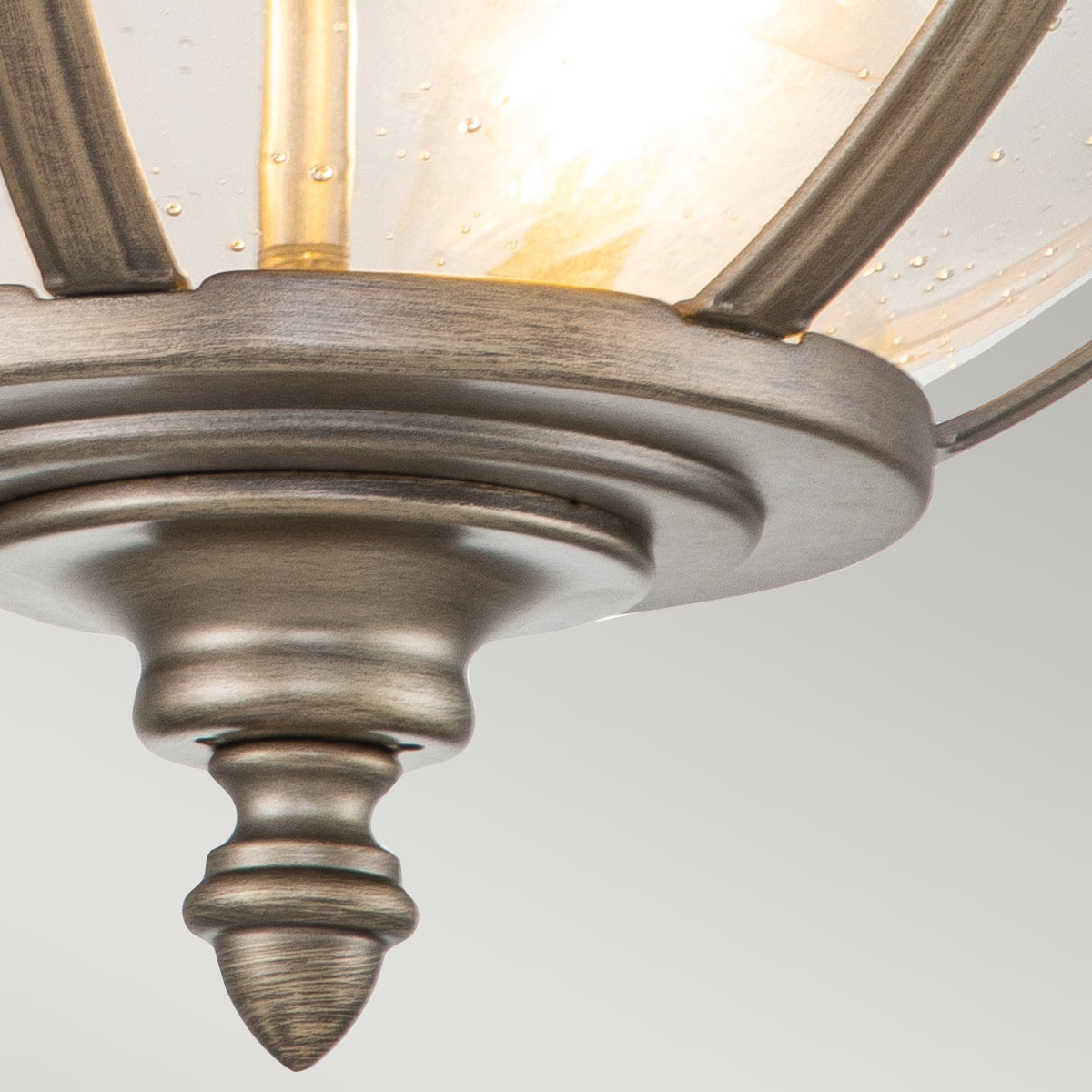 Kichler Ceiling Flush from the Halleron range. Halleron 3 Light Ceiling Flush Product Code = KL-HALLERON-F-BU