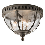 Kichler Ceiling Flush from the Halleron range. Halleron 3 Light Ceiling Flush Product Code = KL-HALLERON-F