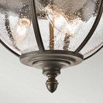 Kichler Ceiling Flush from the Halleron range. Halleron 3 Light Ceiling Flush Product Code = KL-HALLERON-F