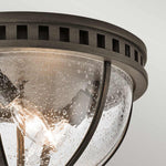 Kichler Ceiling Flush from the Halleron range. Halleron 3 Light Ceiling Flush Product Code = KL-HALLERON-F