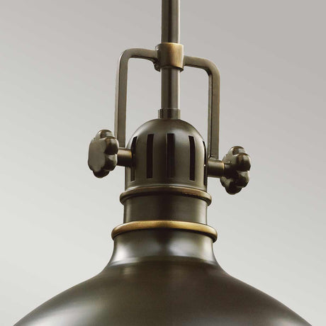 Kichler Pendant from the Hatteras Bay range. Hatteras Bay 1 Light Medium Pendant - Olde Bronze Product Code = KL-HATTERAS-BAY-M-OZ