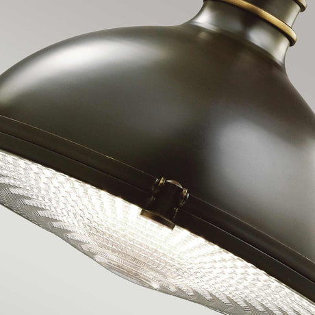 Kichler Pendant from the Hatteras Bay range. Hatteras Bay 1 Light Medium Pendant - Olde Bronze Product Code = KL-HATTERAS-BAY-M-OZ