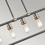 Kichler Chandelier from the Imahn range. Imahn 5 Light Linear Chandelier  Product Code = KL-IMAHN-ISLE