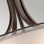 Kichler Pendant from the Lacey range. Lacey 4 Light Large Pendant Product Code = KL-LACEY-P-L-MB