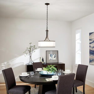 Kichler Pendant from the Lacey range. Lacey 4 Light Large Pendant Product Code = KL-LACEY-P-L-MB