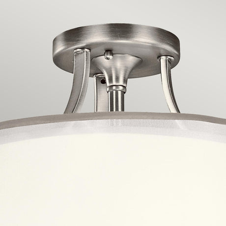 Kichler Ceiling Semi-Flush from the Lacey range. Lacey 3 Light Small Semi-Flush Product Code = KL-LACEY-SF-AP