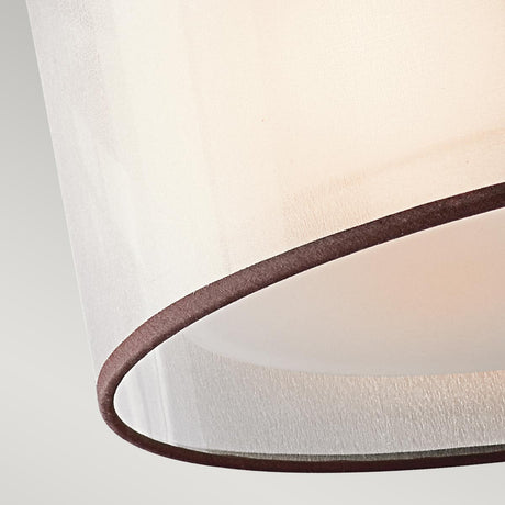 Kichler Ceiling Semi-Flush from the Lacey range. Lacey 3 Light Small Semi-Flush Product Code = KL-LACEY-SF-MB