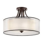 Kichler Ceiling Semi-Flush from the Lacey range. Lacey 4 Light Semi-Flush Product Code = KL-LACEY-SFM-MB