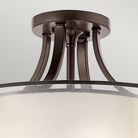 Kichler Ceiling Semi-Flush from the Lacey range. Lacey 4 Light Semi-Flush Product Code = KL-LACEY-SFM-MB